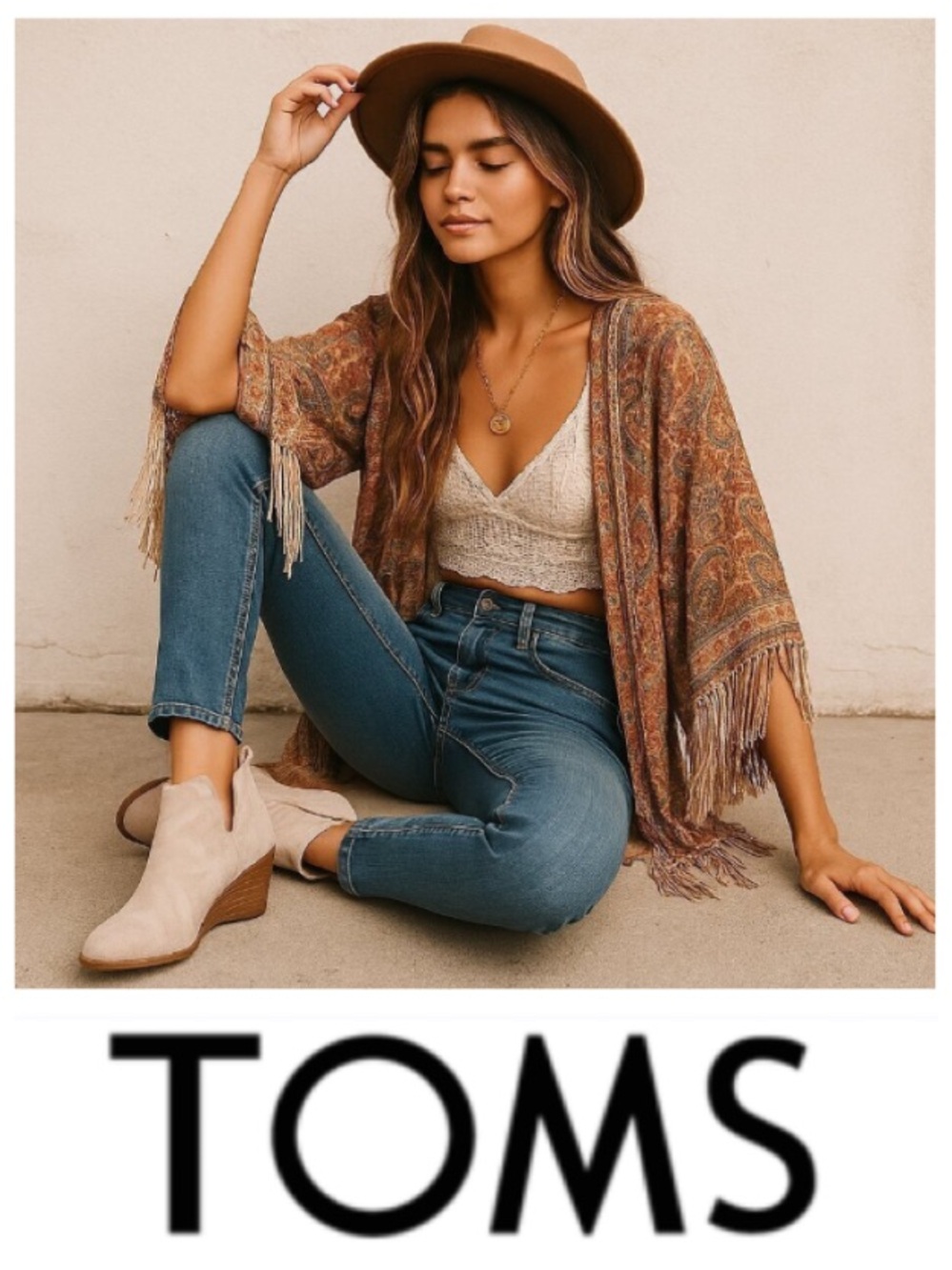TOMS Kallie bootie in ‘Sahara Suede’